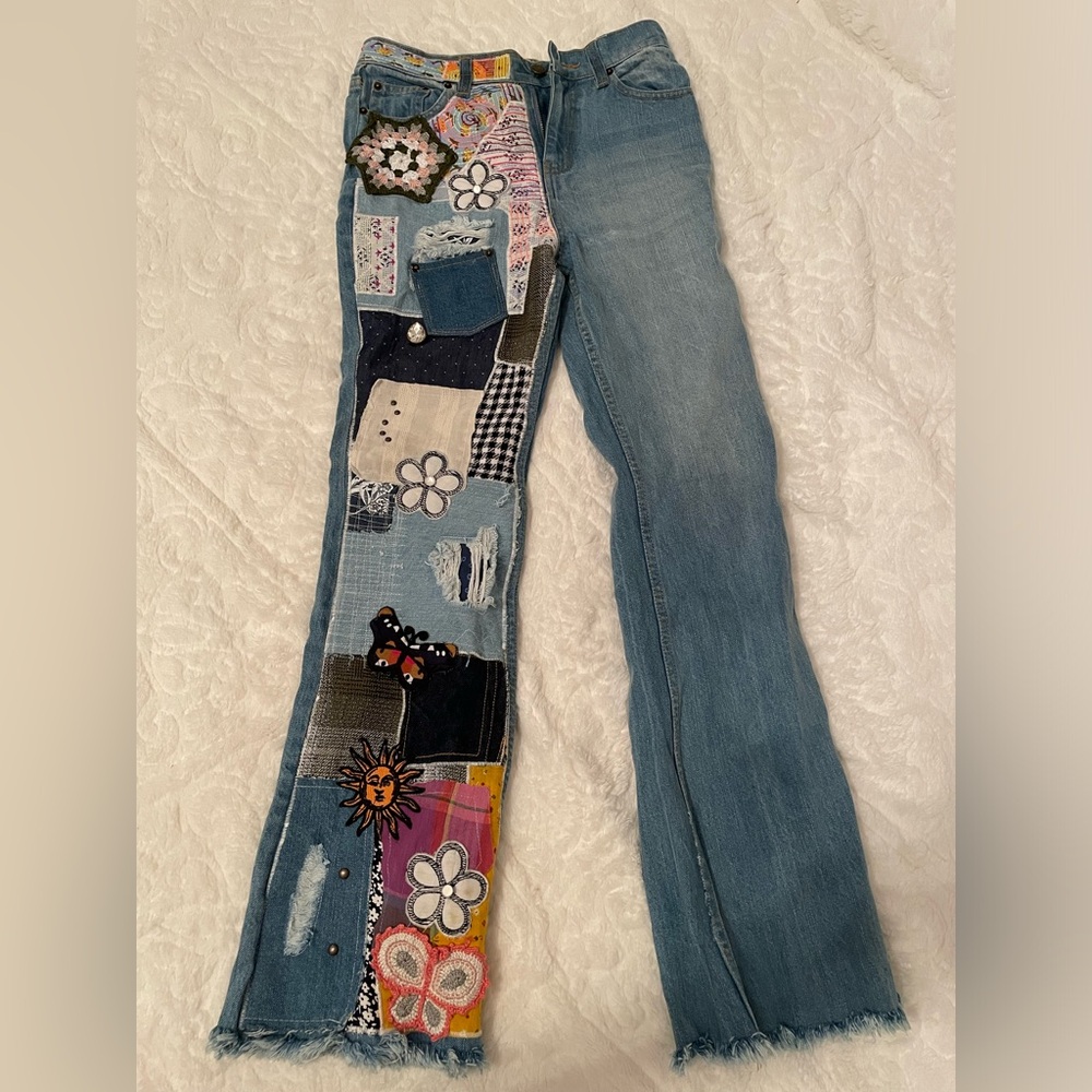 WOMENS URBAN OUTFITTERS BDG FLARE JEANS SIZE 25